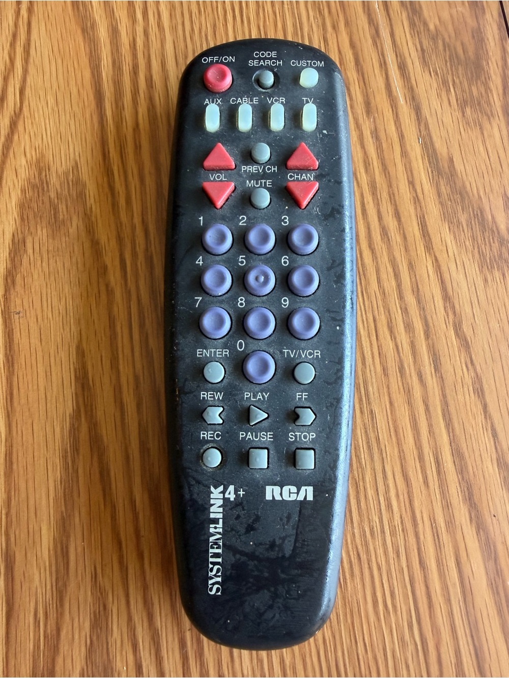 RCA SystemLink 4+ Black Universal Remote Control
